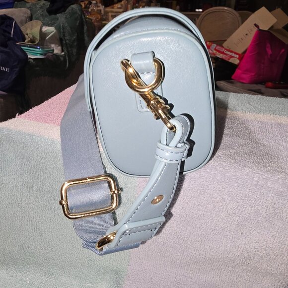 Madison West Unique Barrel Bag Crossbody - Picture 6 of 7